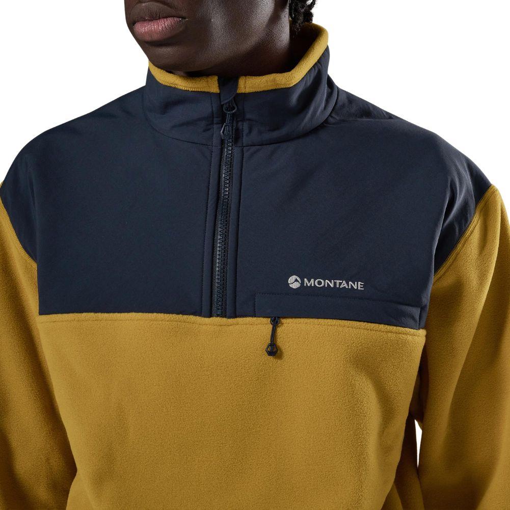 Montane Men's Roco Fleece Pull On (Ginkgo Gold) Close