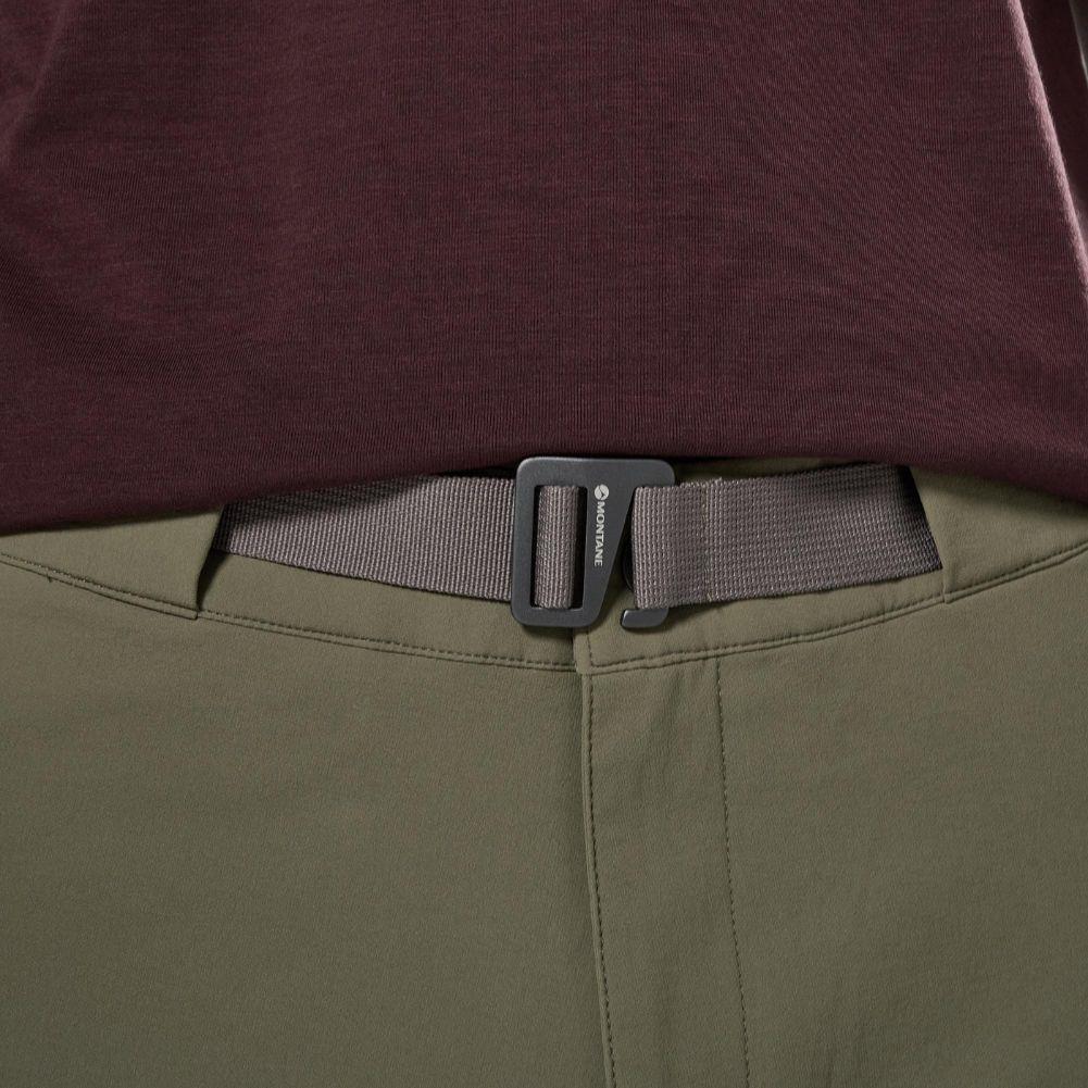 Montane Men's Tenacity Softshell Shorts (Caper) Belt