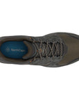 NorthCape Men's Trail Flyte Waterproof Low Cut Vibram Walking Shoe (Beluga) top view