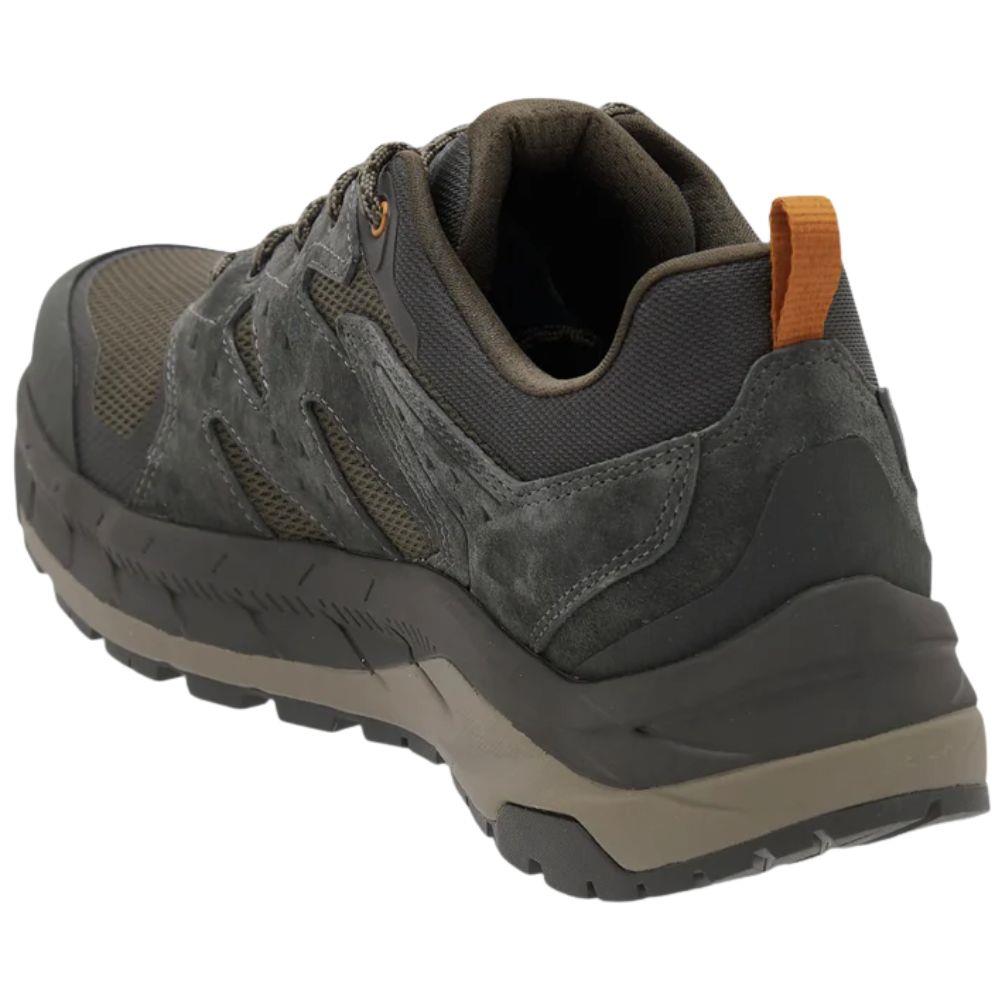 NorthCape Men's Trail Flyte Waterproof Low Cut Vibram Walking Shoe (Beluga) left angle