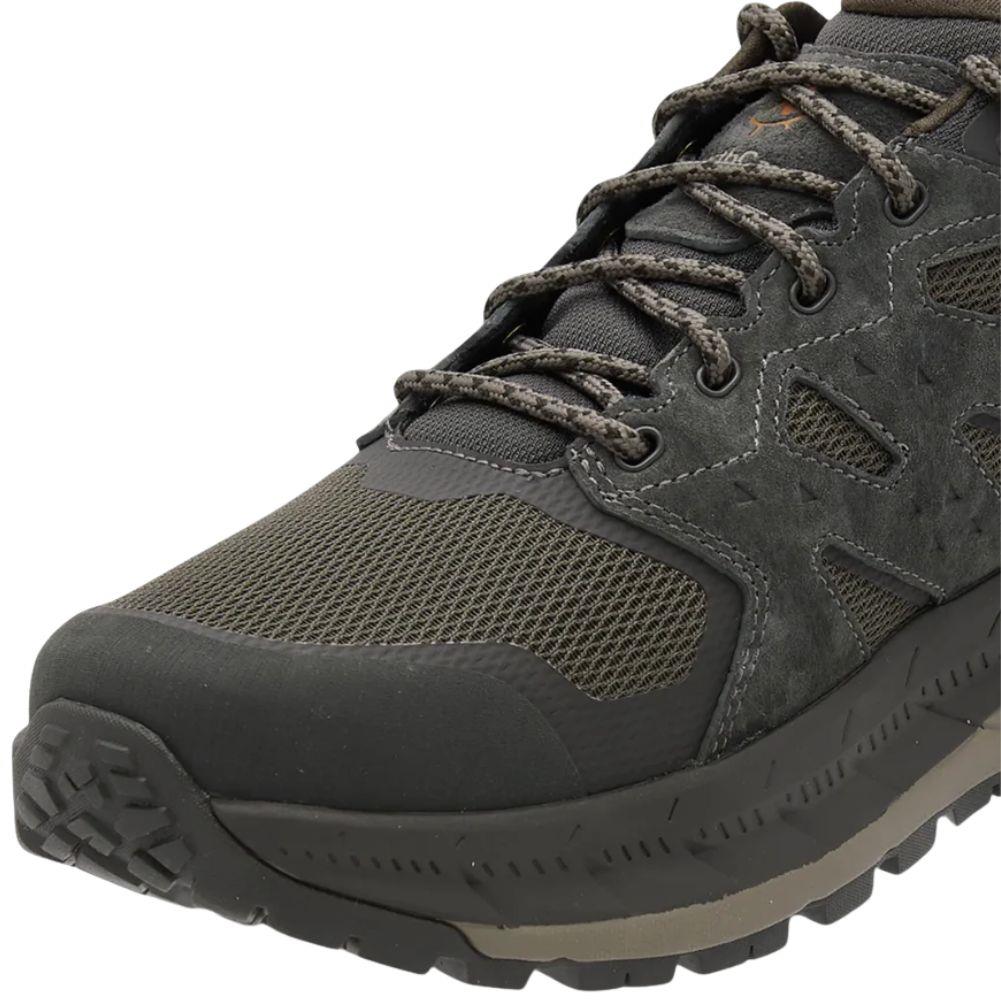 NorthCape Men's Trail Flyte Waterproof Low Cut Vibram Walking Shoe (Beluga) toe