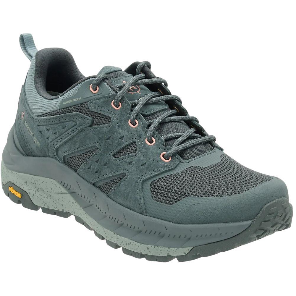 NorthCape Women's Trail Flyte Waterproof Low Cut Walking Shoes (Fern Green)