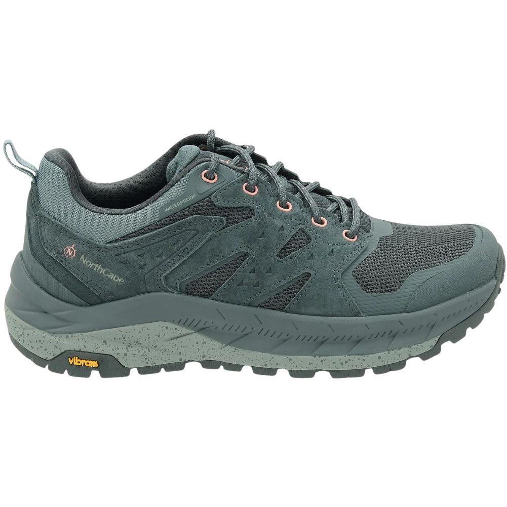 NorthCape Women's Trail Flyte Waterproof Low Cut Walking Shoes (Fern Green) rigfht