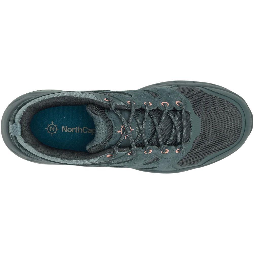 NorthCape Women's Trail Flyte Waterproof Low Cut Walking Shoes (Fern Green) top