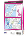 Ordnance Survey Landranger 61 Jura & Colonsay Back