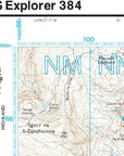 Ordnance Survey Explorer Map 384 Glen Coe & Glen Etive Corner