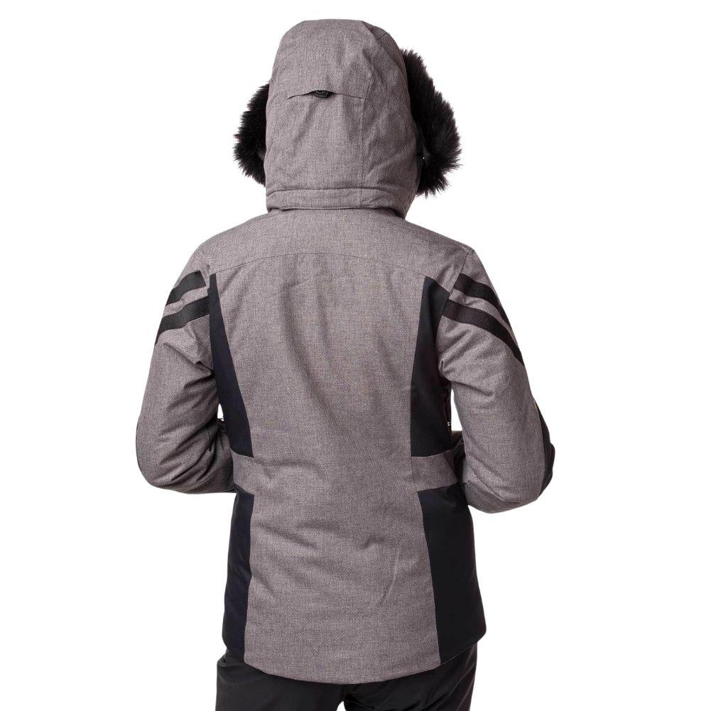 Rossignol Women's Ski Jacket - 10UK (Heather) hood up back