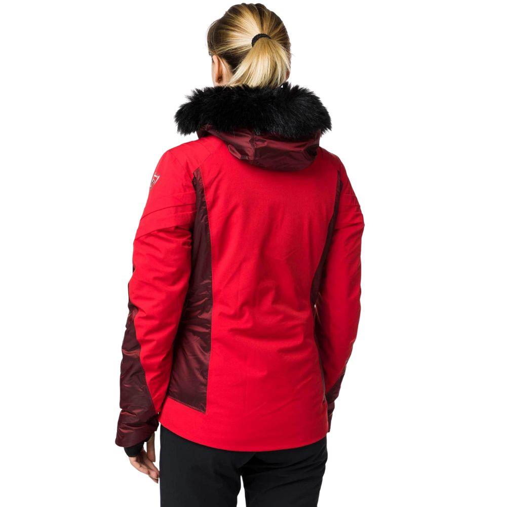 Rossignol Women's Aile Ski  Snowsports Jacket - 10UK (Carmin Red) back down