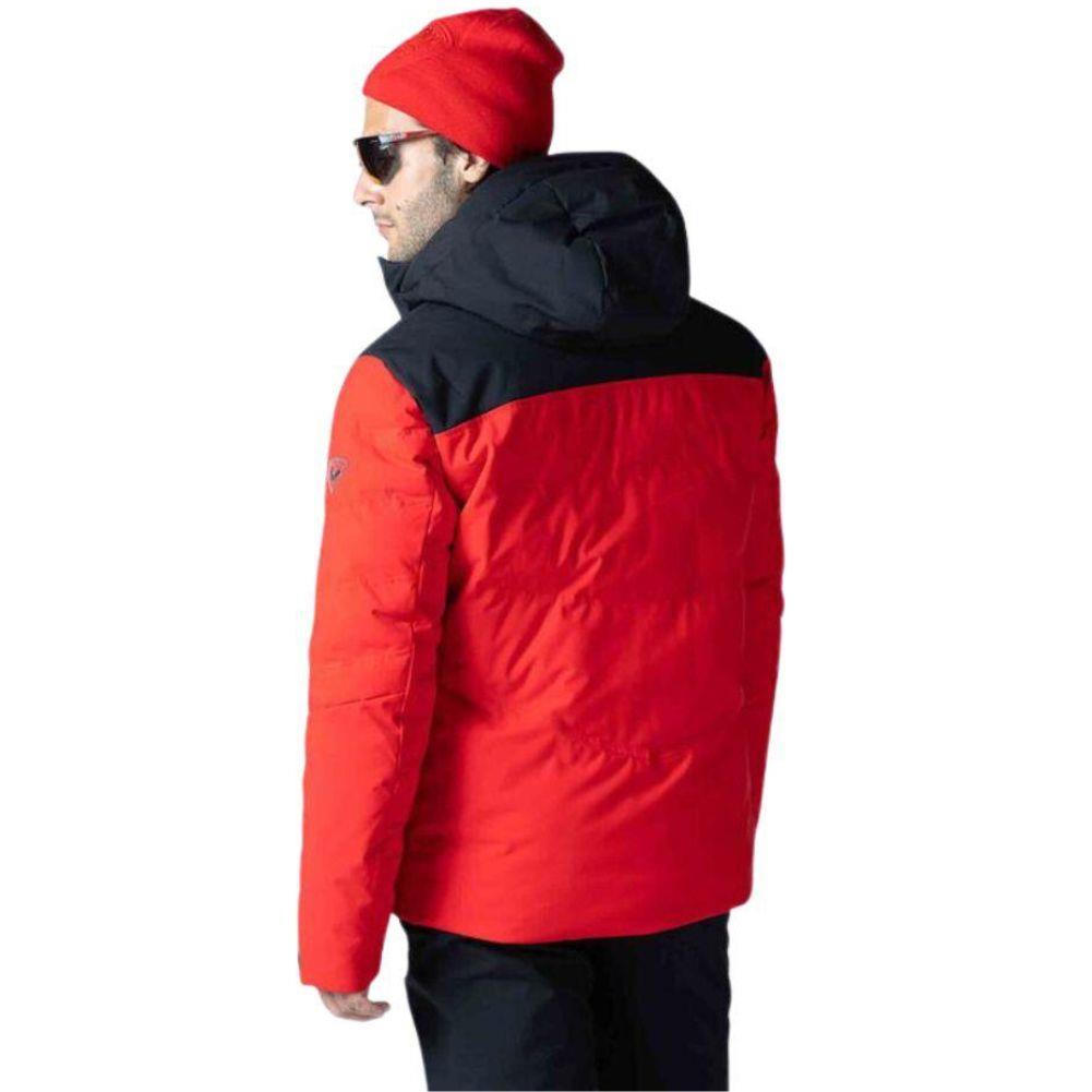 Rossignol Men's Siz Ski Jacket (Sports Red) back half
