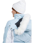 Rossignol Women's Staci Ski Jacket (Glacier) hood down