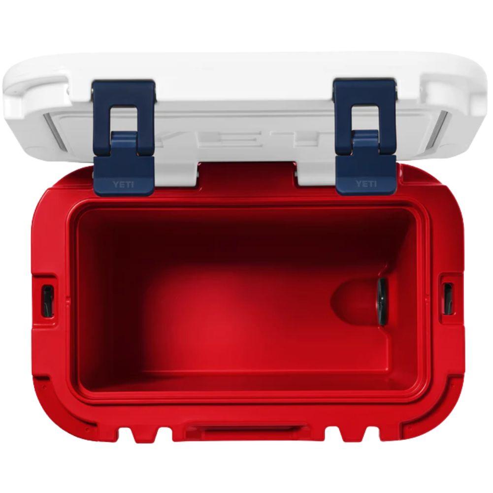 Yeti Roadie 15 Cool Box (Summer Anthem) open top