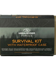 Highlander 10 in 1 Survival Kit with Waterproof Case