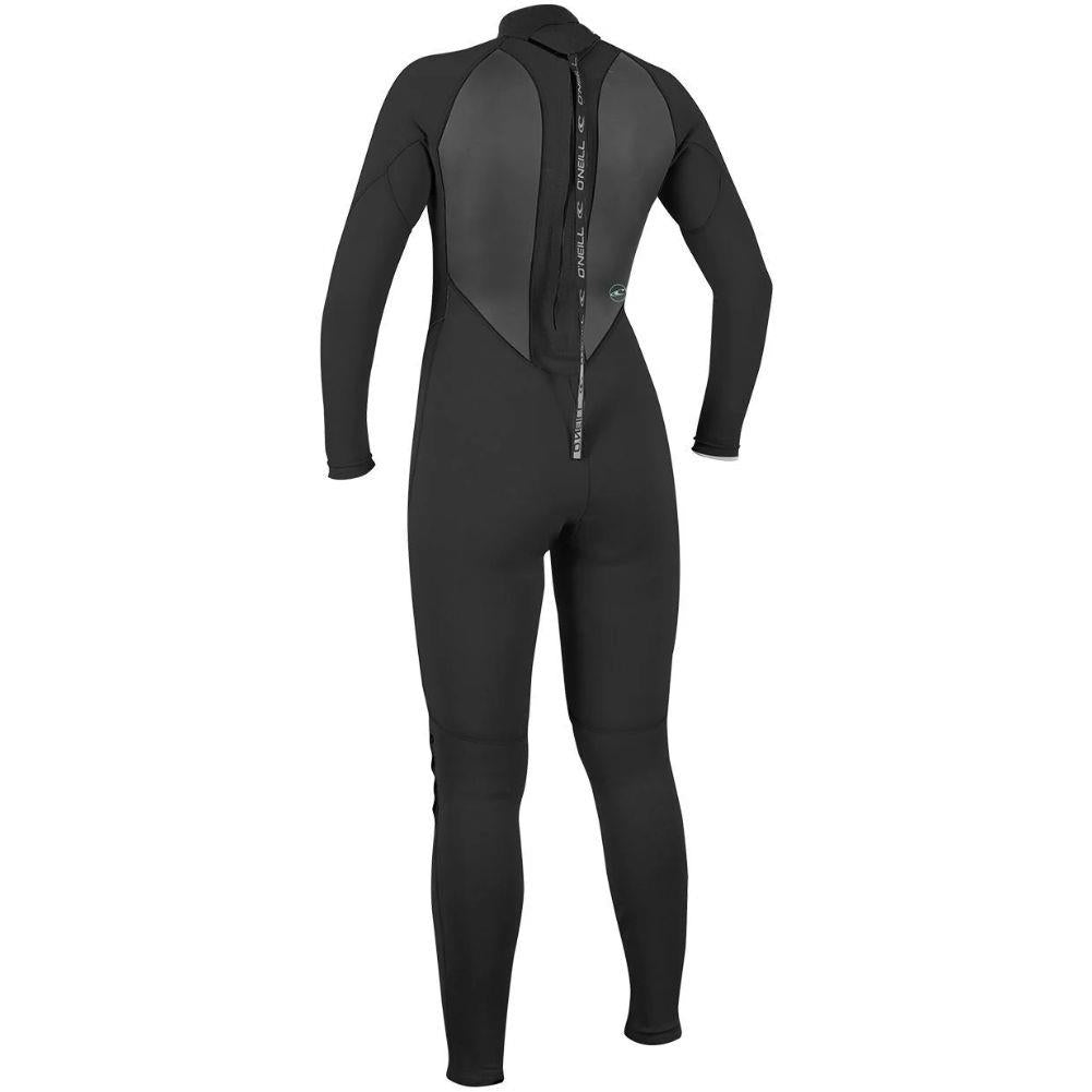 O'Neill Womens Reactor 2 3/2mm Full Wetsuit (Black) back