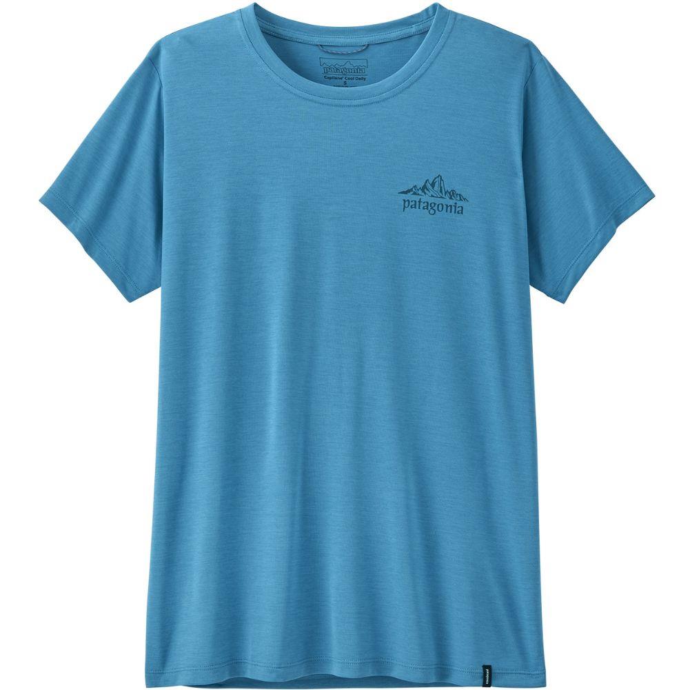 Patagonia Women's Capilene Cool Daily Shirt (Shore Blue - Light Shore Blue X-Dye)