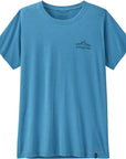 Patagonia Women's Capilene Cool Daily Shirt (Shore Blue - Light Shore Blue X-Dye)