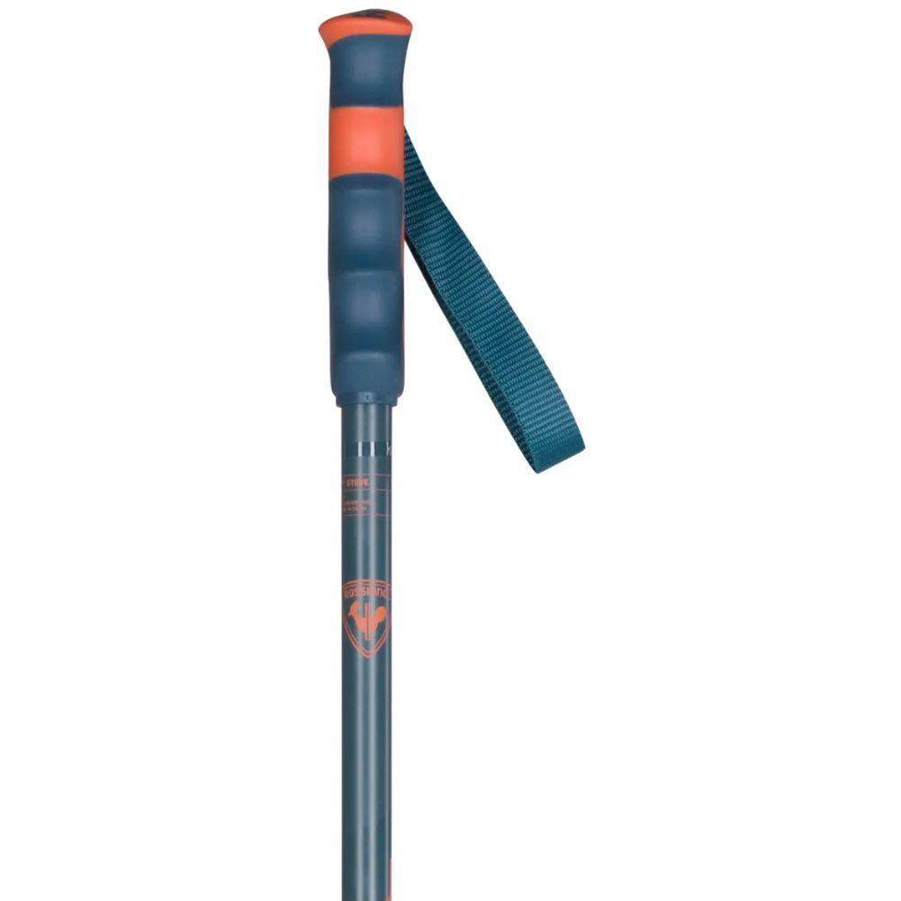 Rossignol Stove Ski Poles (Teal/Brick) handle