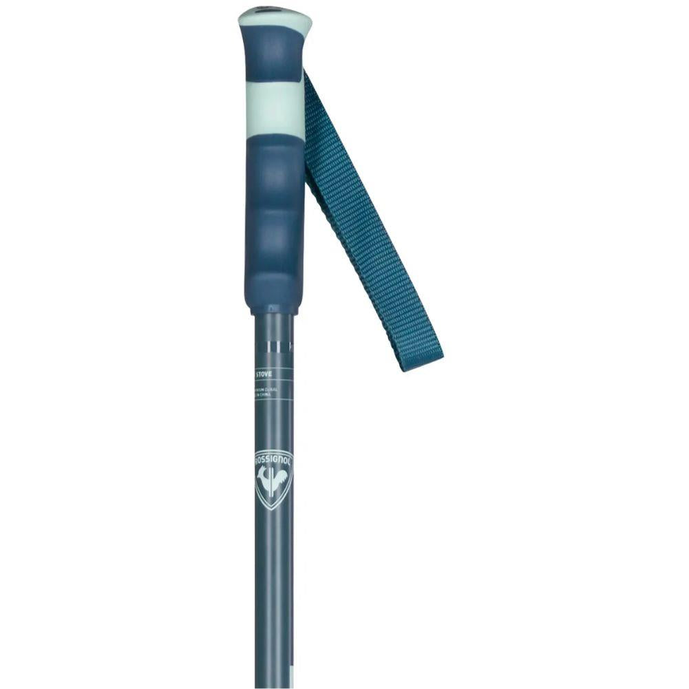 Rossignol Stove Ski Poles (Teal/Green) handle