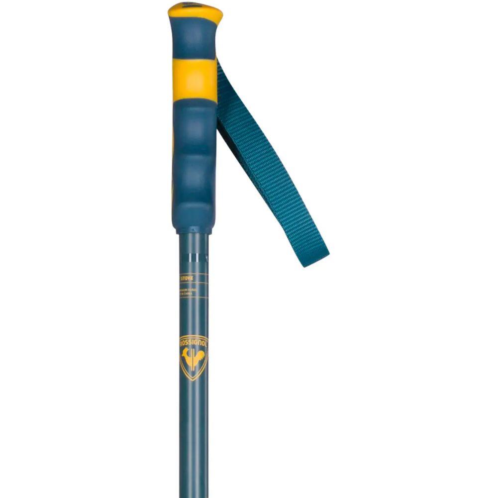 Rossignol Stove Ski Poles (Teal/Mustard) handle