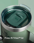 Stanley Everyday Camp 350ml Mug (Hammertone Green) lid