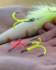 VMC 4551 UV Assorted Round 2/0 Treble Hook All 3