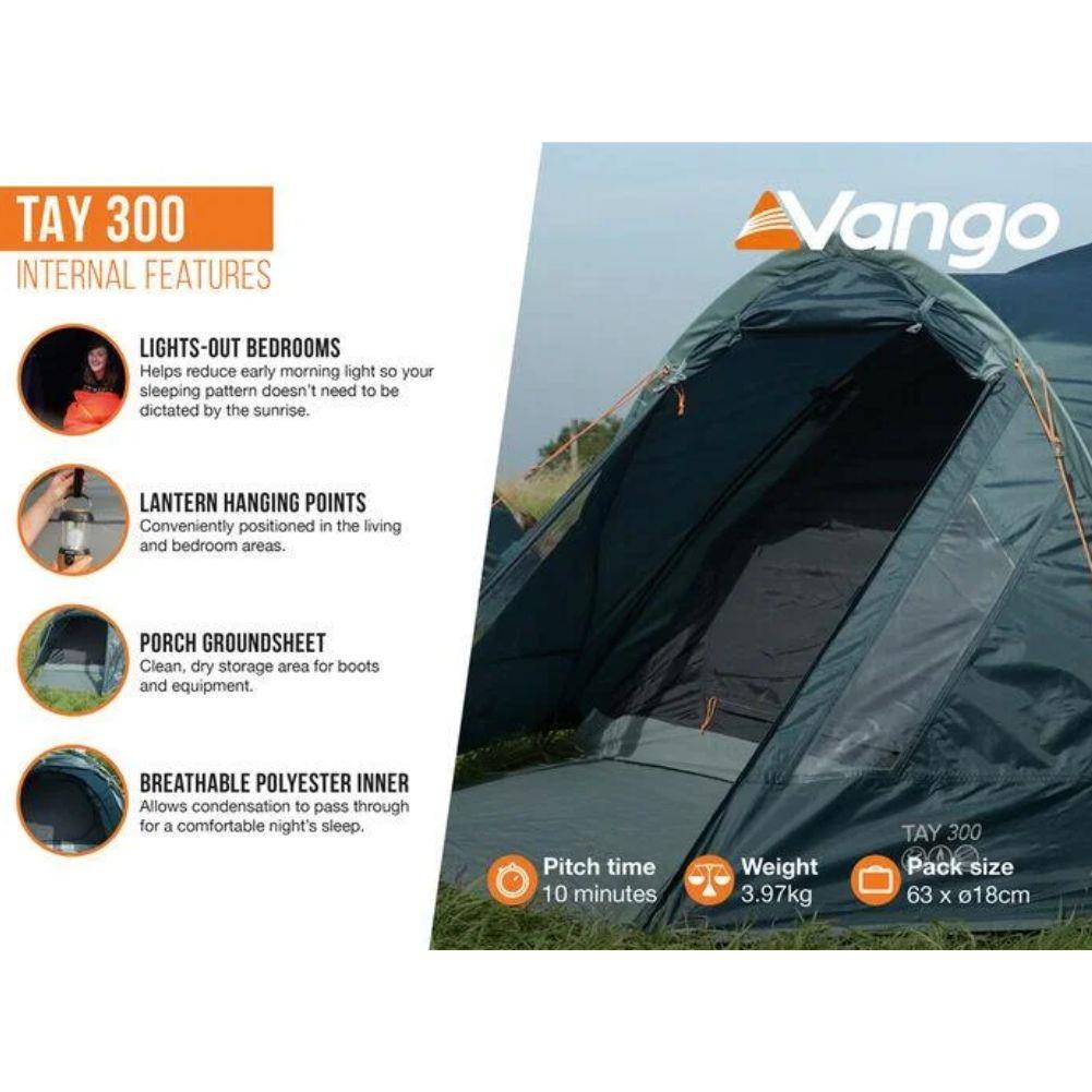 Vango Tay 300 Tent - 3 Man Tent (Deep Blue) feature