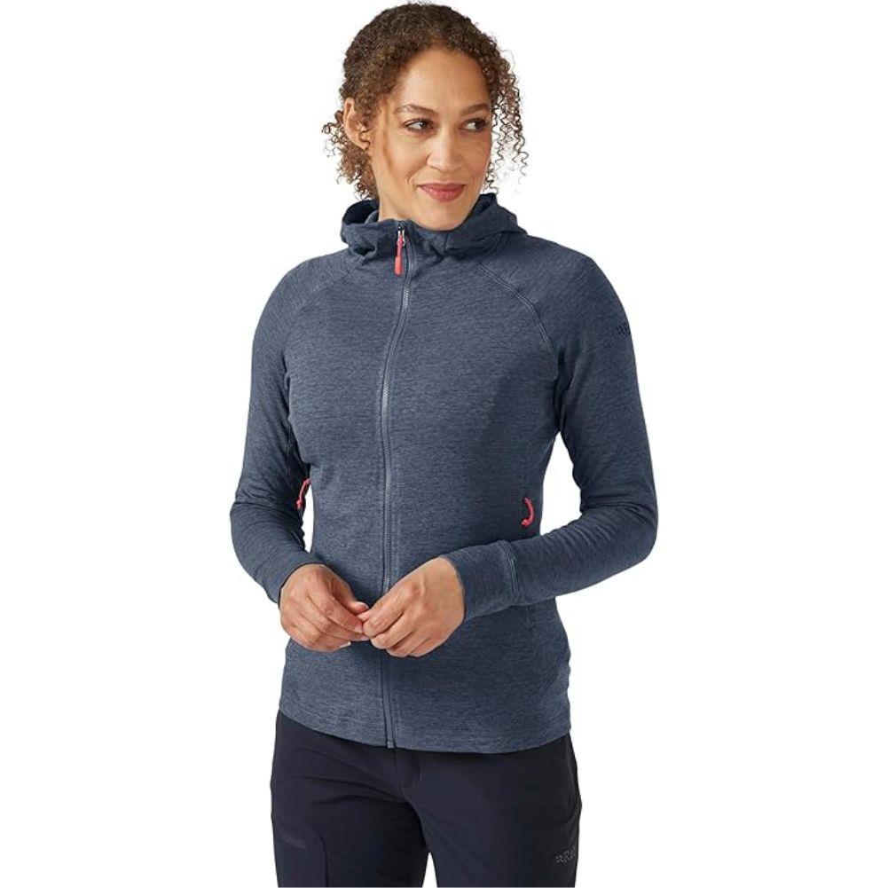 Rab Women's Nexus Hoody (Steel) half boy
