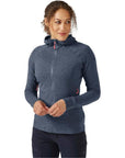 Rab Women's Nexus Hoody (Steel) half boy