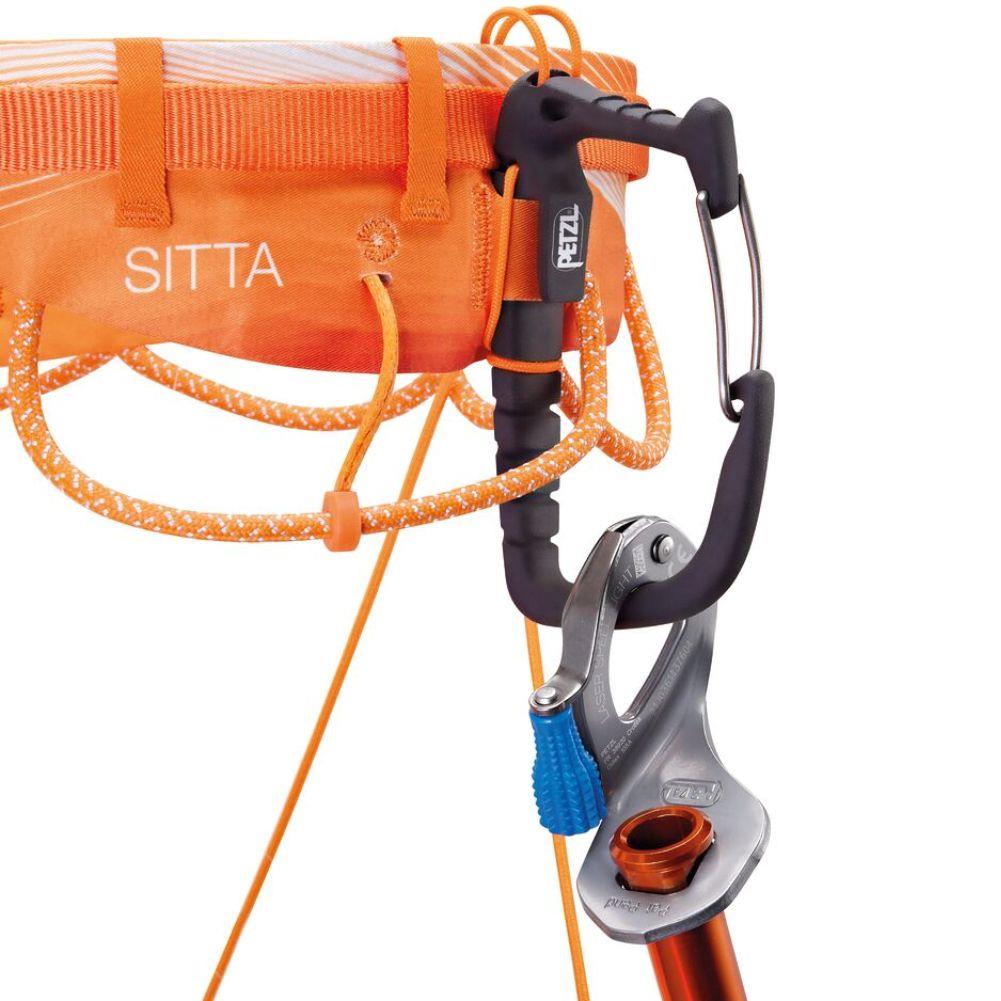 Petzl Sitta Climbing Harness - L (Orange) clip
