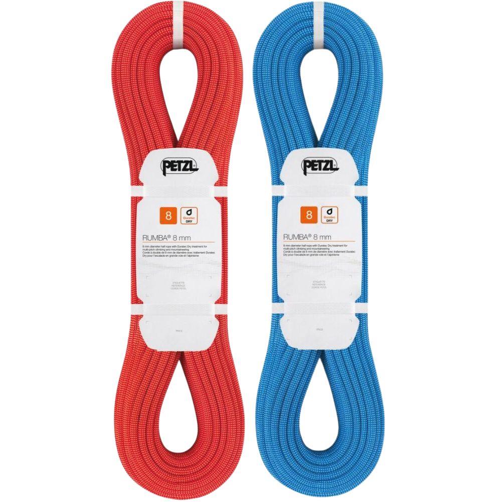 Petzl Rumba Duratec Dry Climbing Rope - 8mm x 50m (Half Rope)