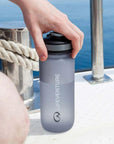 Lifesystem Tritan 650ml Water Bottle (Graphite) hand