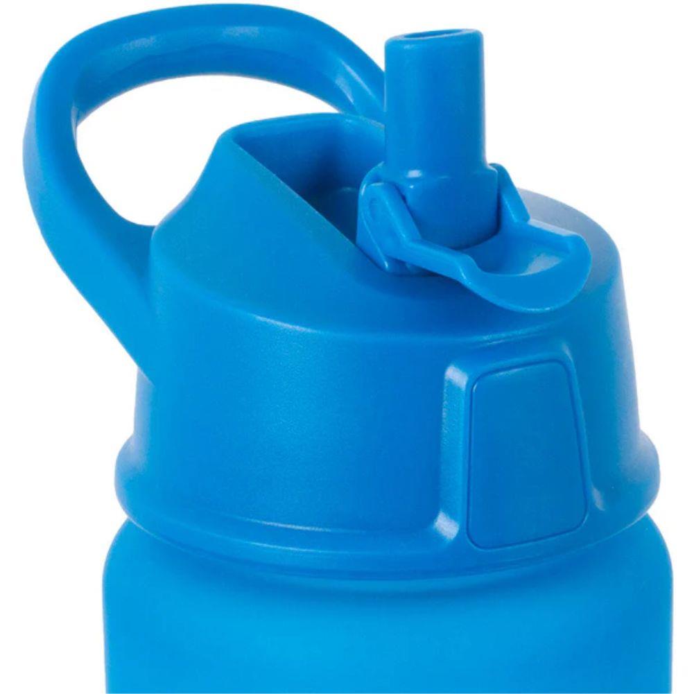 Lifesystems Flip-Top 750ml Water Bottle (Blue) open