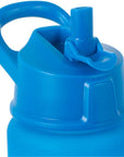 Lifesystems Flip-Top 750ml Water Bottle (Blue) open