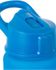 Lifesystems Flip-Top 750ml Water Bottle (Blue) closed