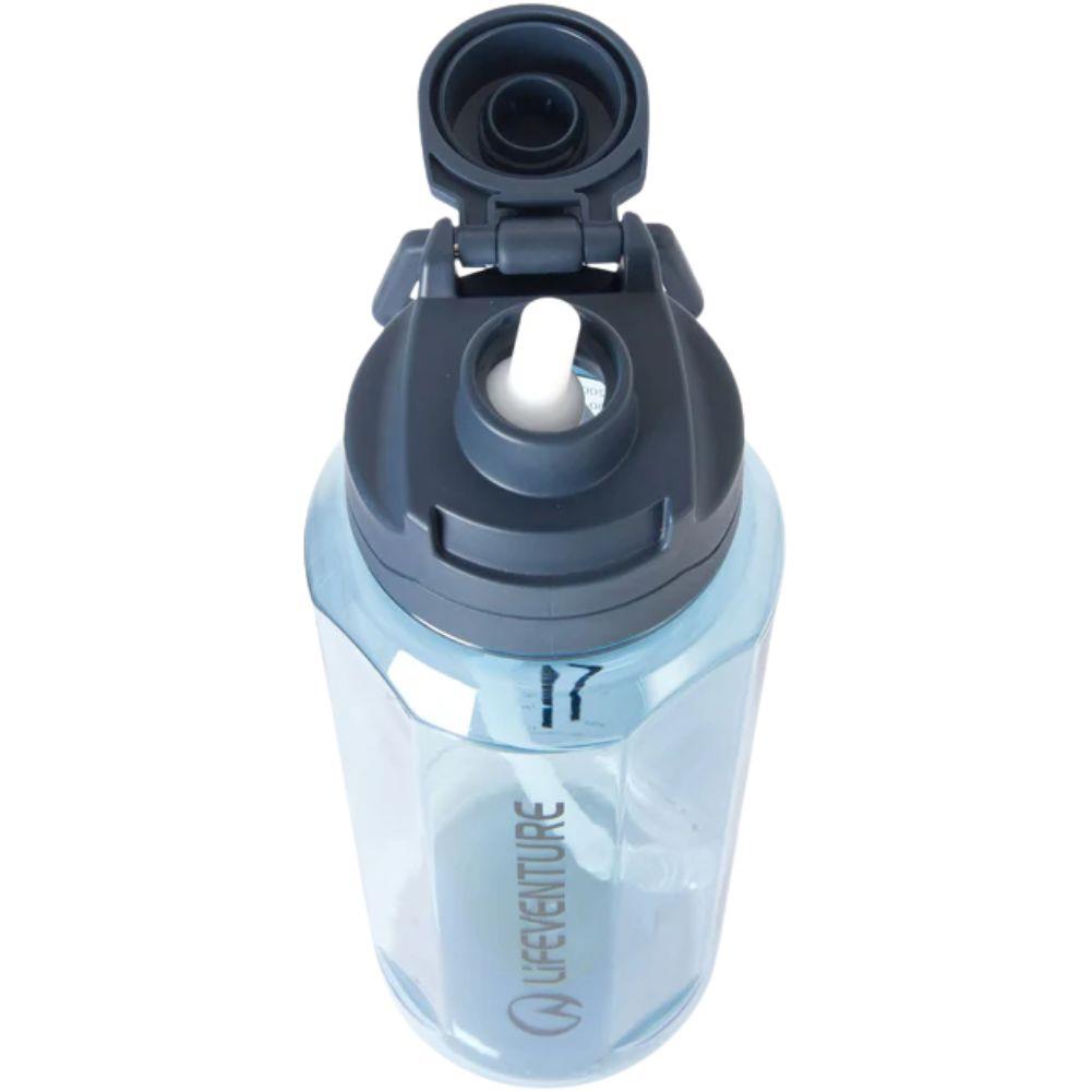 Lifesystem Tritan Flask 2000ml Water Bottle (Navy) open
