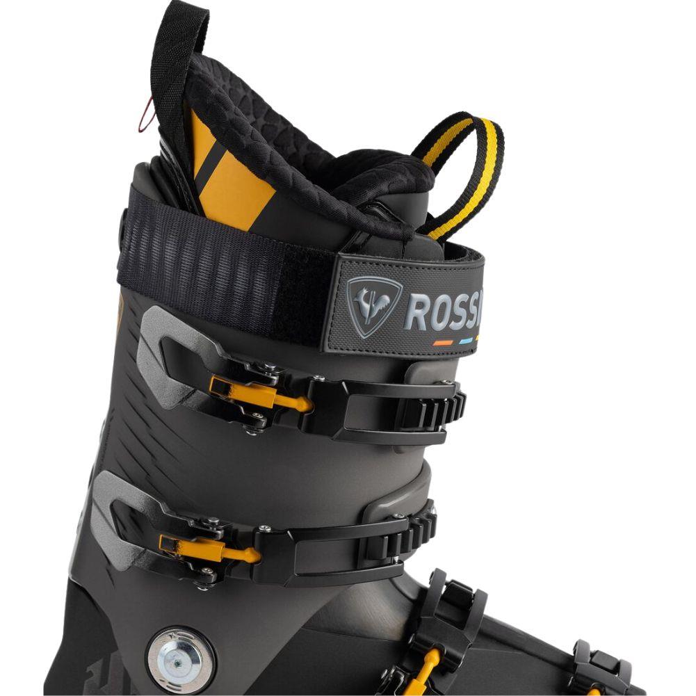 Rossignol Men's Hi-Speed Pro 110 MV Ski Boots (Black/Orange) top