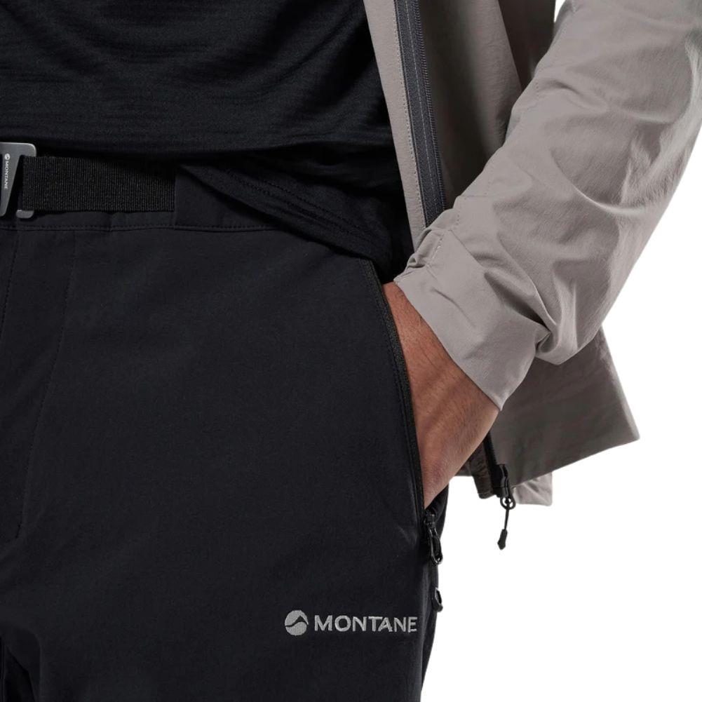 Montane Men's Tenacity Softshell Pants - Regular (Black) hand