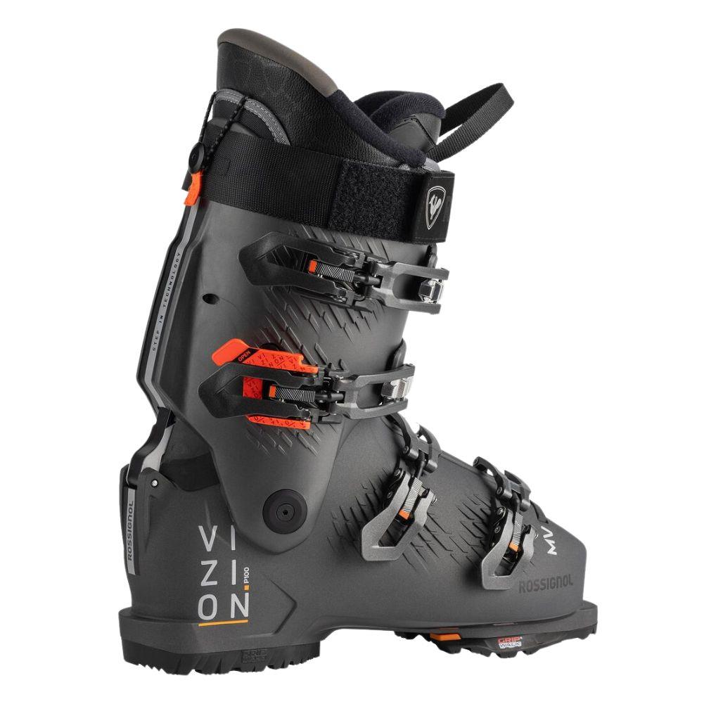 Rossignol Vizion 4B Pro 100 MV GW Ski Boot (Metal Grey) Side 