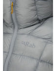 Rab Women's Mythic G Down Jacket (Cloud Grey) logo