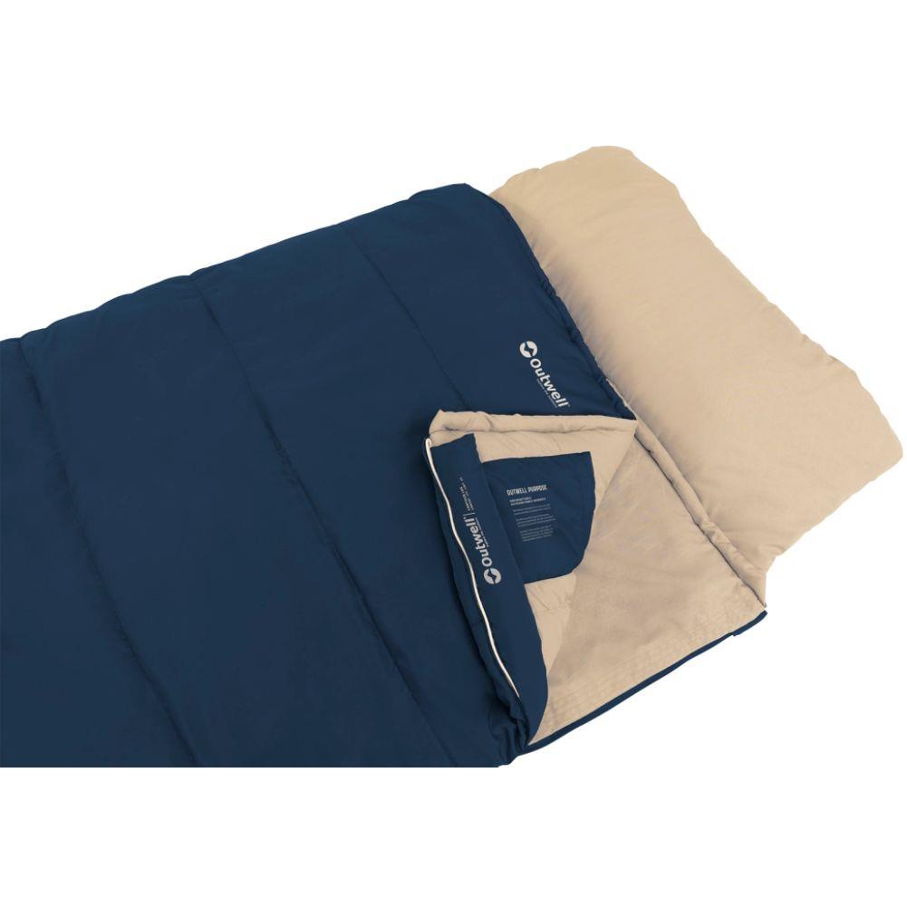 Outwell Sleeping Bag Contour Lux - Left Zip (Deep Blue) angle