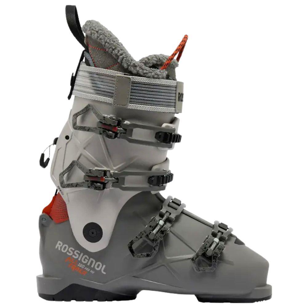Rossignol Men's Alltrack 100 Pro MV Ski Boots (Dark Grey/Ice Grey) Side