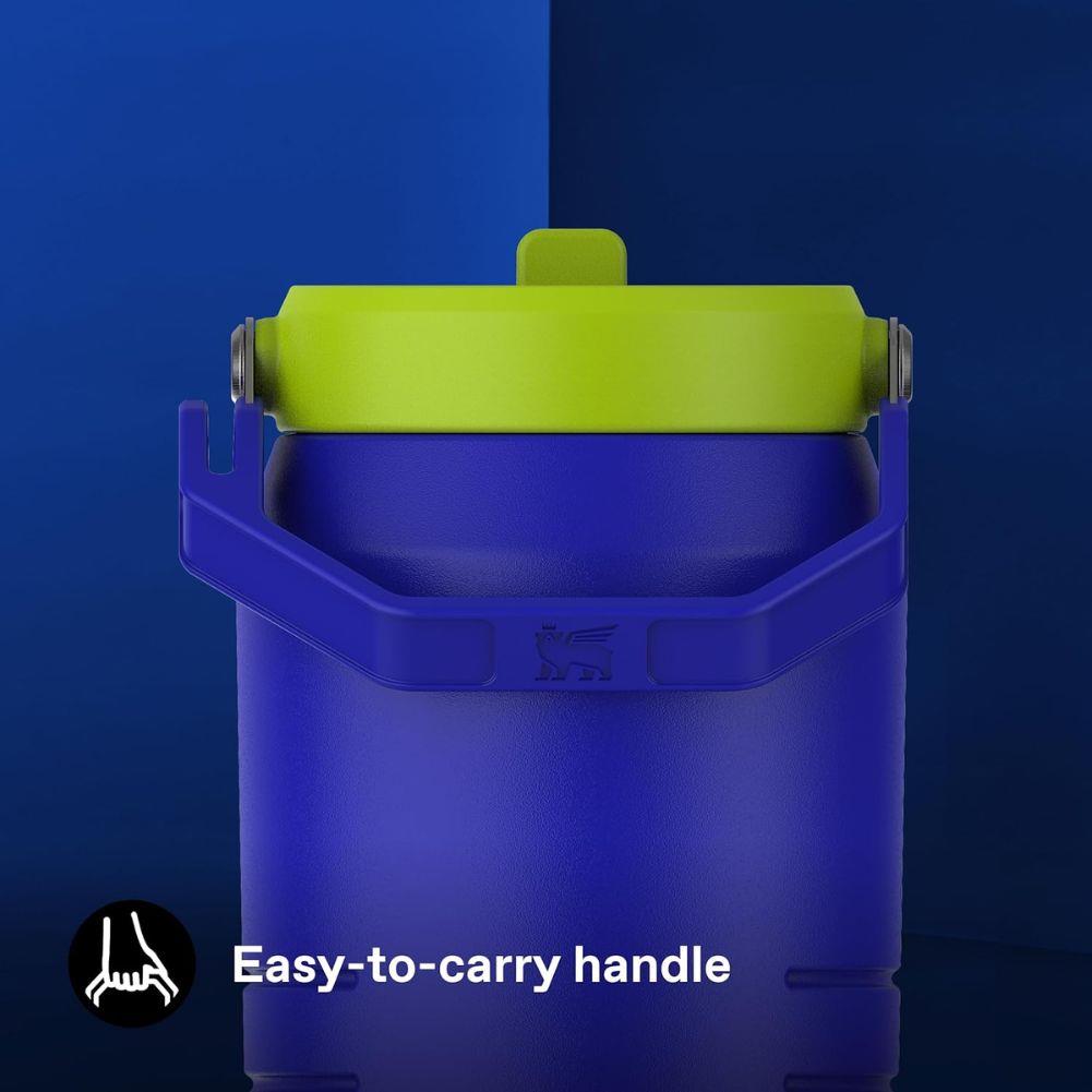 Stanley The IceFlow Flip Straw 2.0 Jug 1.90L (Cobalt Chartreuse) easy
