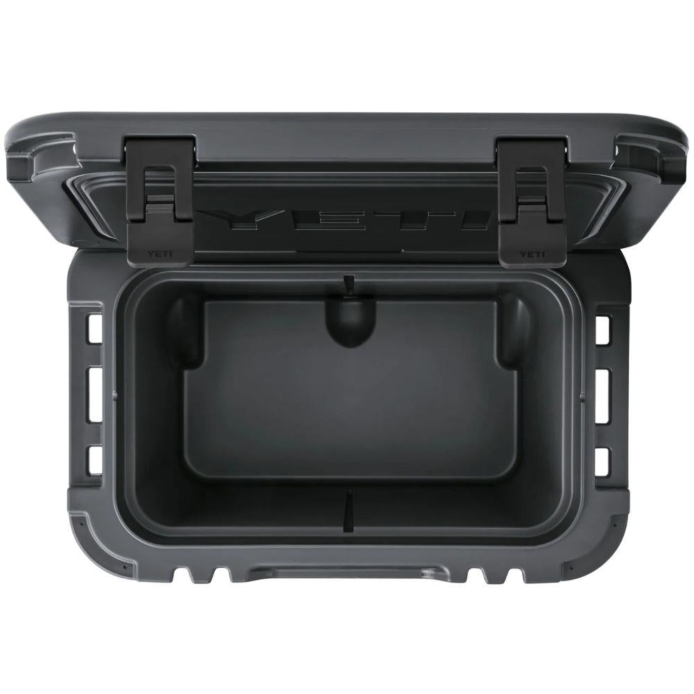 Yeti Roadie 32 Wheeled Cool Box (Charcoal) openn