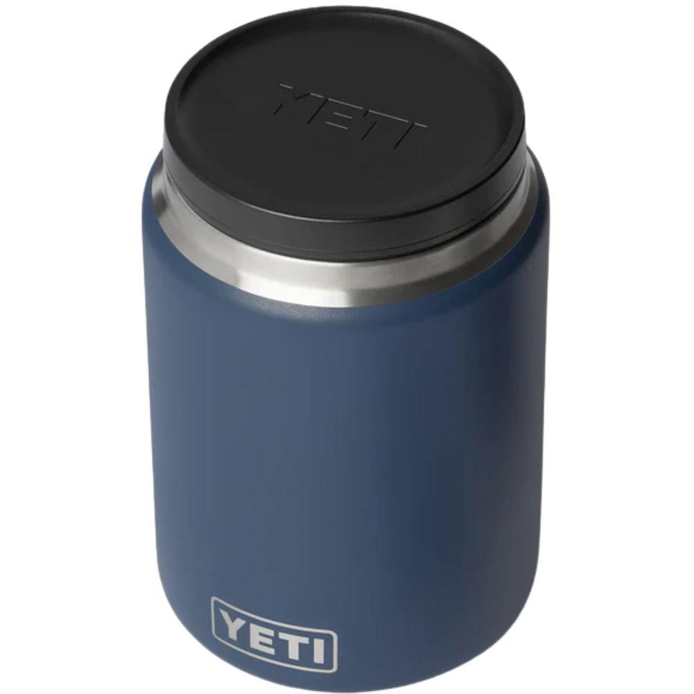 Yeti Rambler 24 oz (710 ml) Insulated Food Jar (Navy) top angle