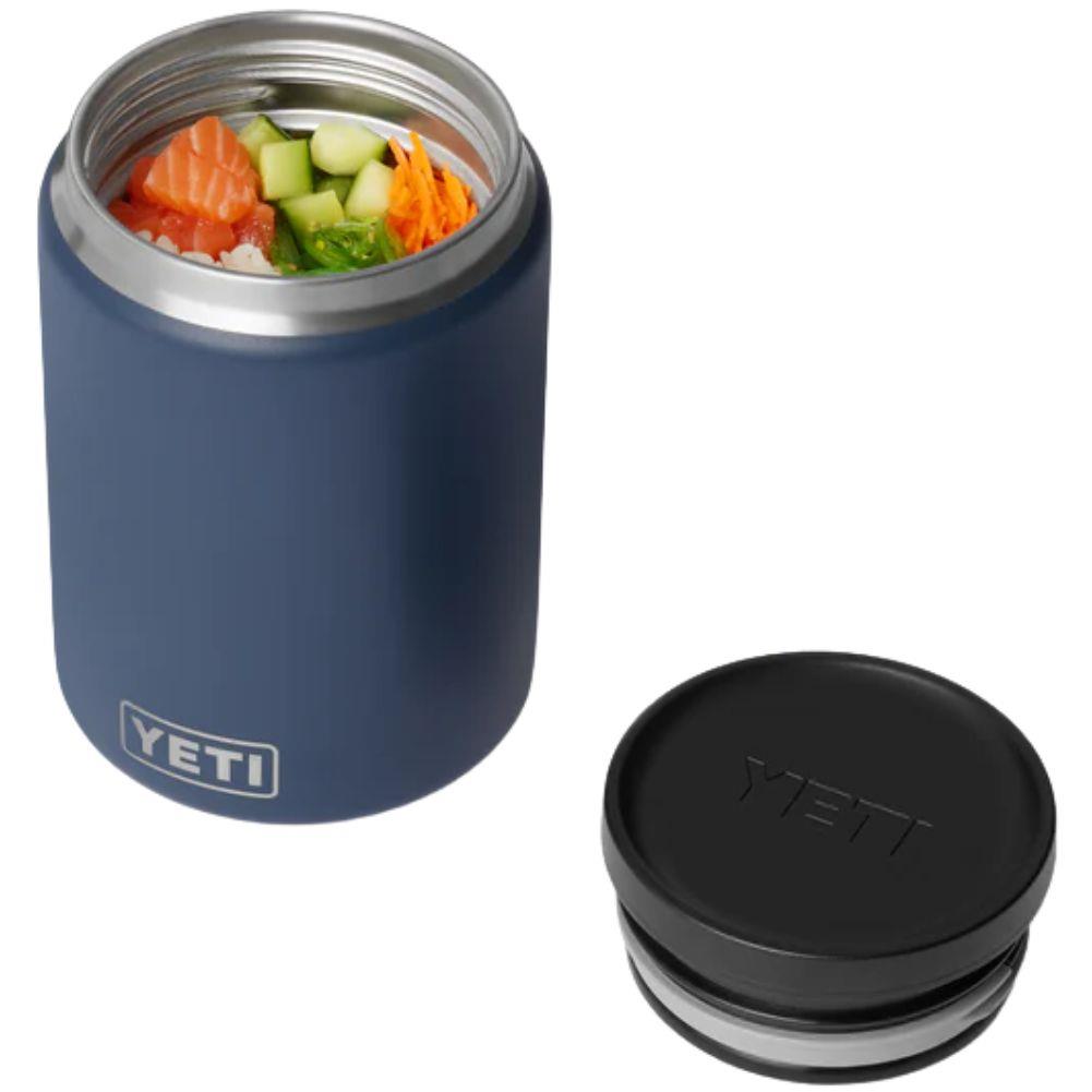 Yeti Rambler 24 oz (710 ml) Insulated Food Jar (Navy) open