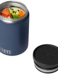 Yeti Rambler 24 oz (710 ml) Insulated Food Jar (Navy) open