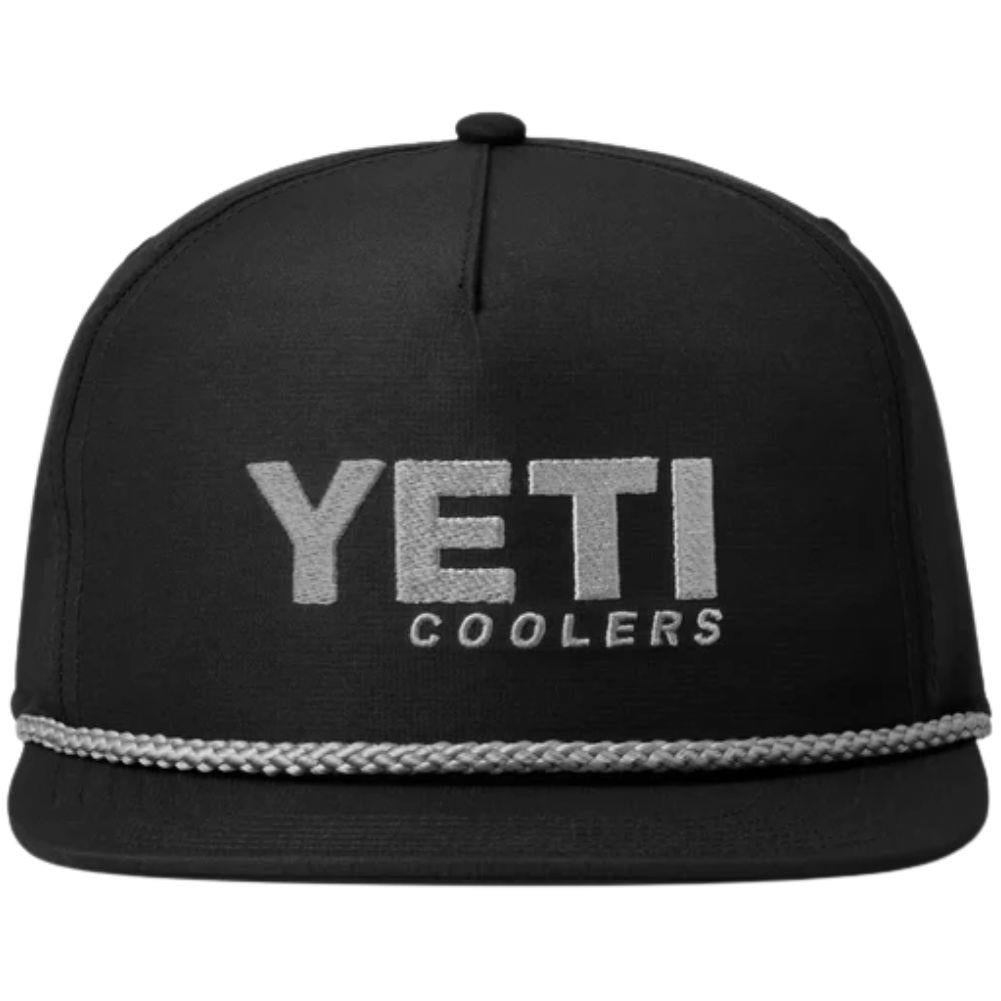 Yeti Coolers Mid Pro Flat Brim Rope Hat (Black)