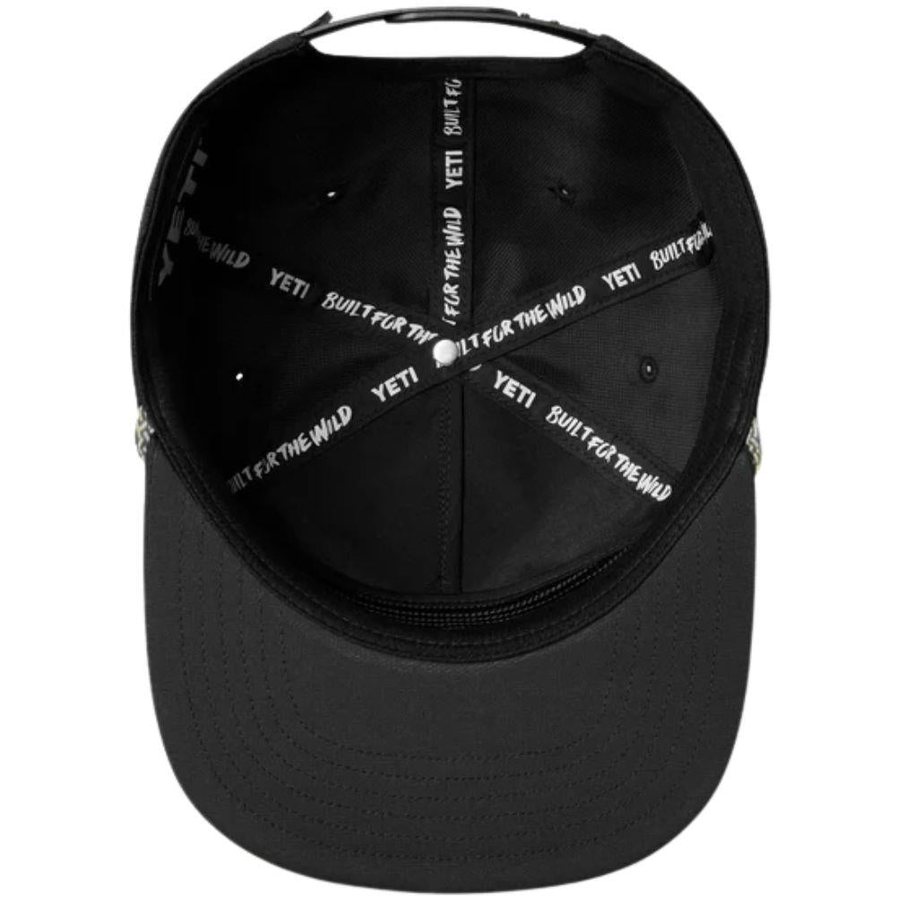 Yeti Coolers Mid Pro Flat Brim Rope Hat (Black) base