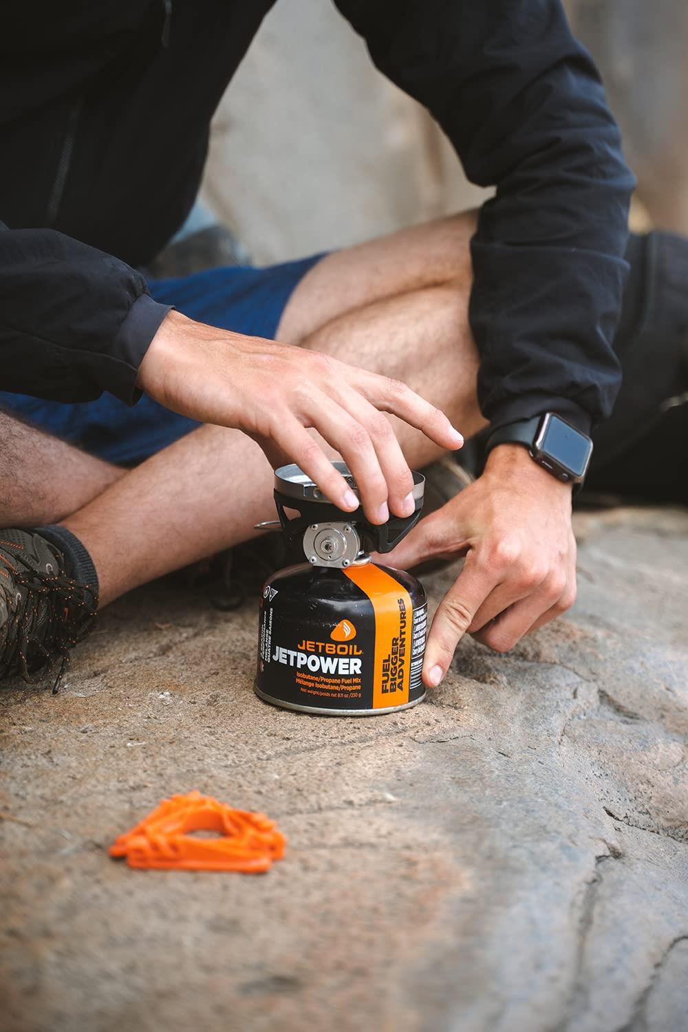 Jetboil JetPower Fuel 230g Gas Canister (2 Pack) Use