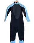 Animal Girls Back Zip 3.2 Full Wetsuit - MED (Black/Teal)