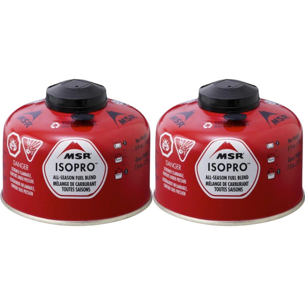 MSR IsoPro Fuel Gas Cartridge 100g (2 Pack)